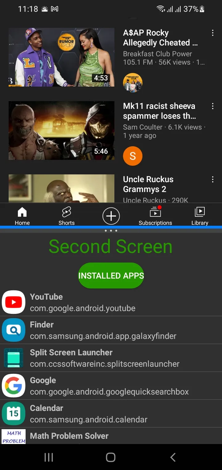 Split Screen Launcher | Indus Appstore | Screenshot