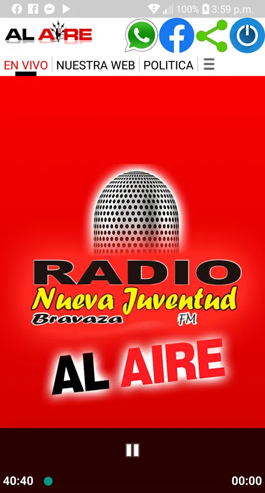 Radio Nueva Juventud Sicuani | Indus Appstore | Screenshot