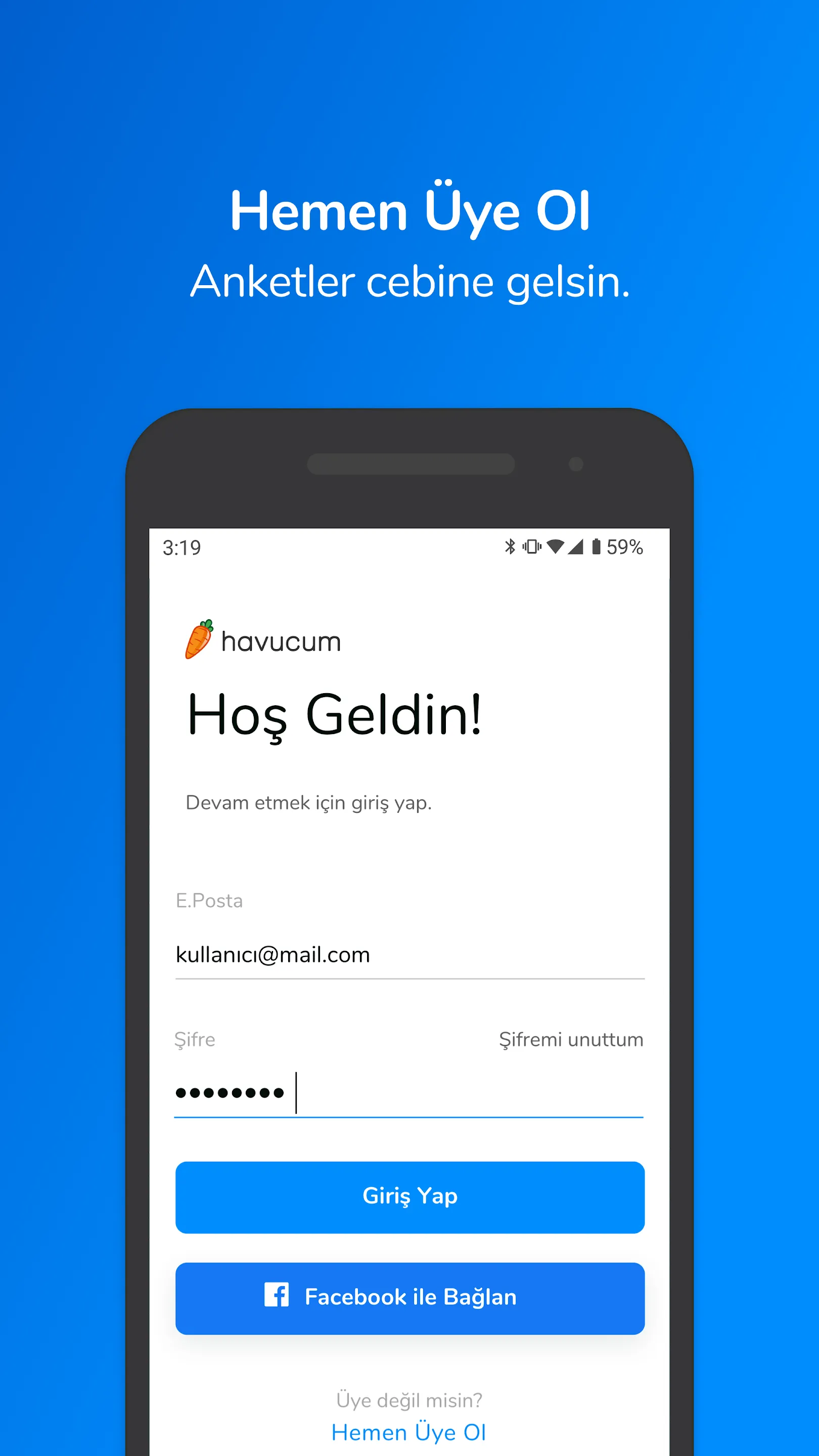 Havucum.com - Online Anket Pla | Indus Appstore | Screenshot