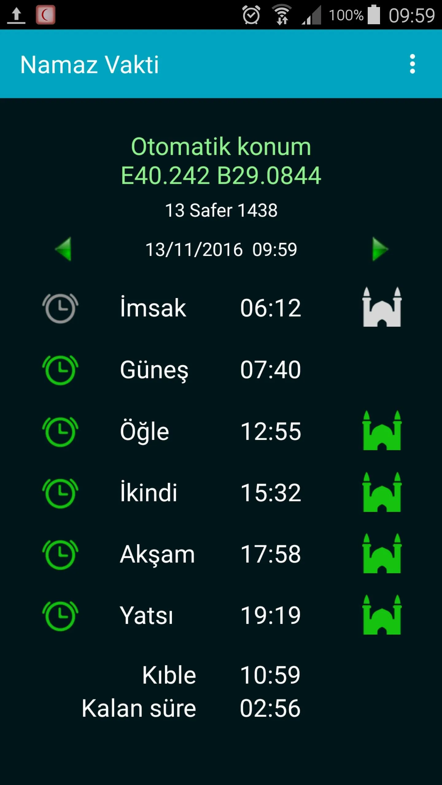 Namaz Vakti | Indus Appstore | Screenshot