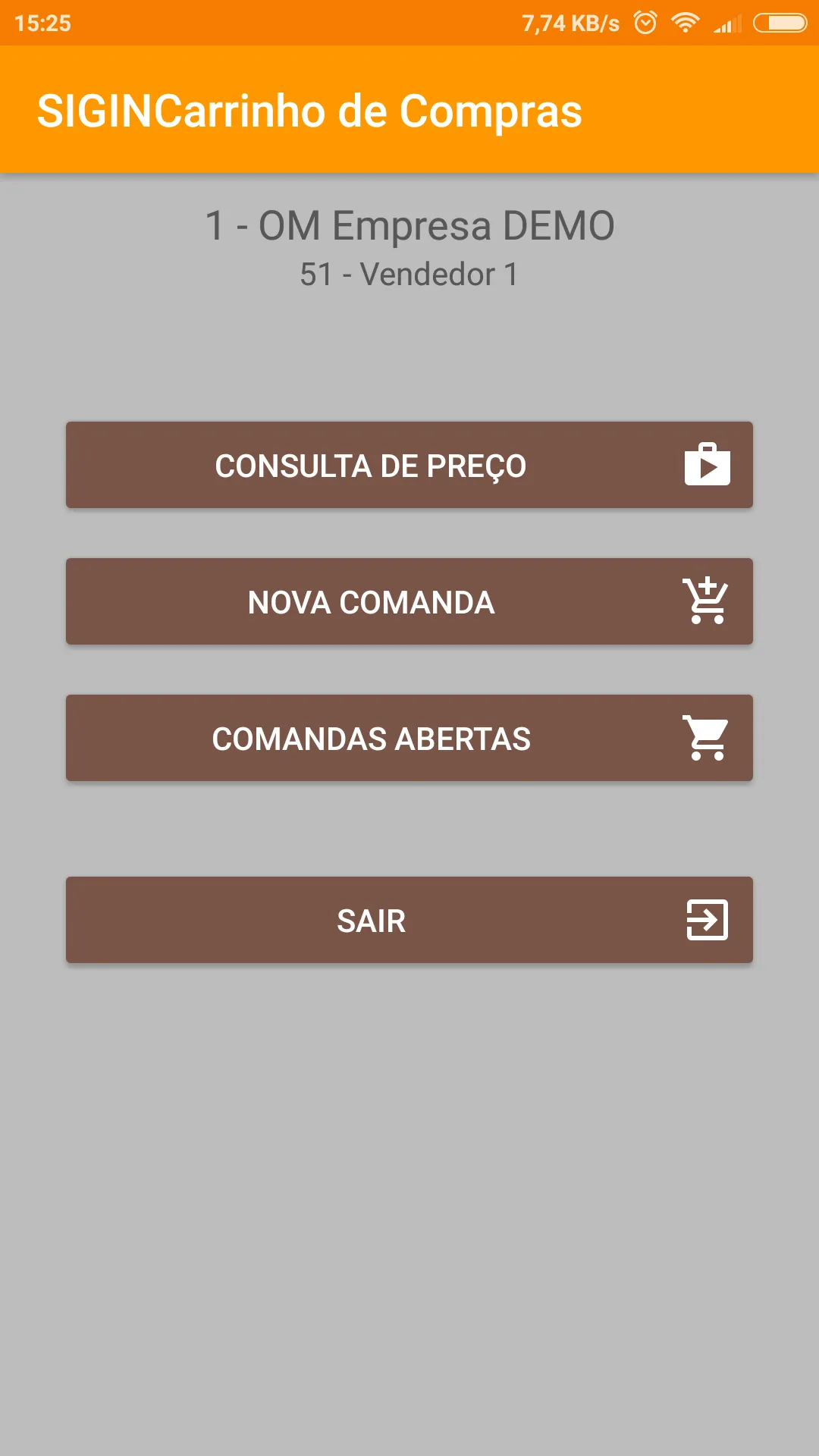 SIGINCarrinho de Compras | Indus Appstore | Screenshot