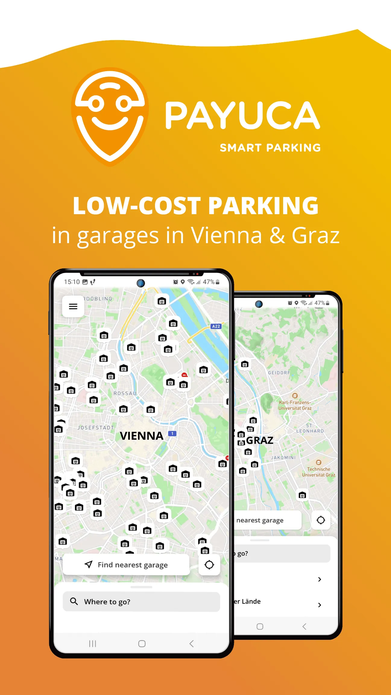 PAYUCA easy and cheap parking | Indus Appstore | Screenshot