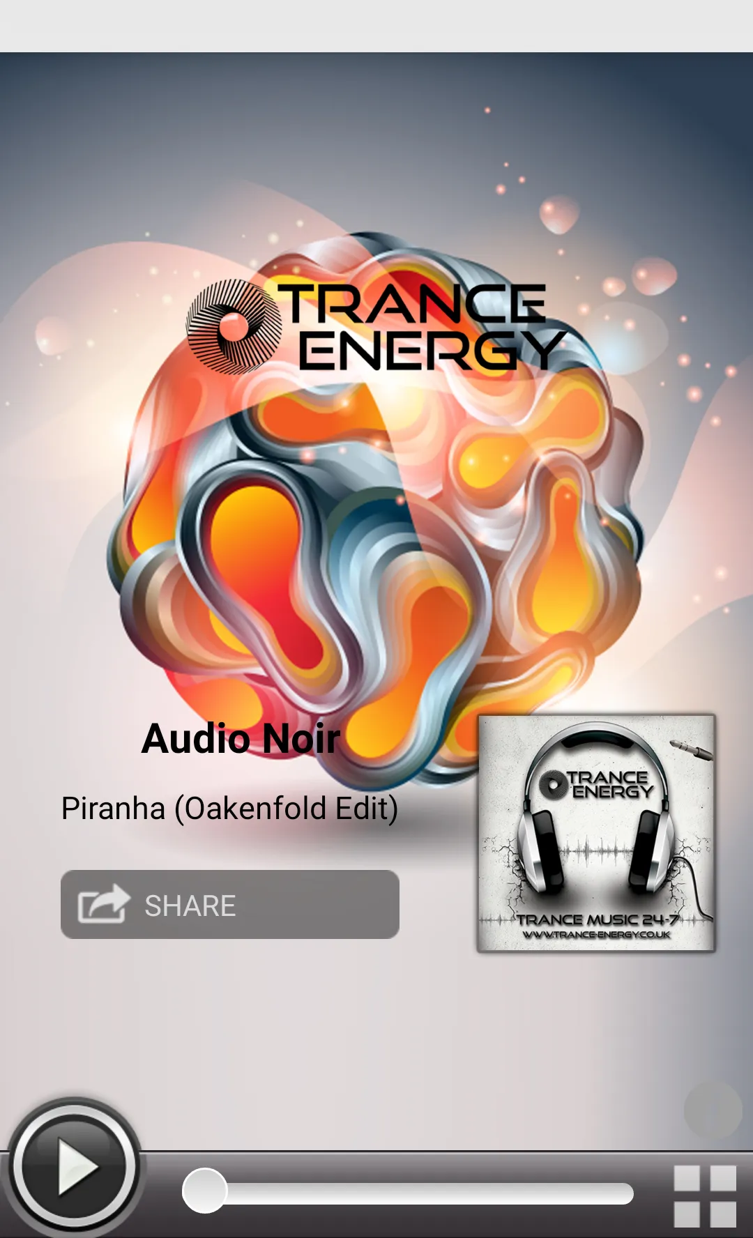 Trance Energy - (Radio Station | Indus Appstore | Screenshot