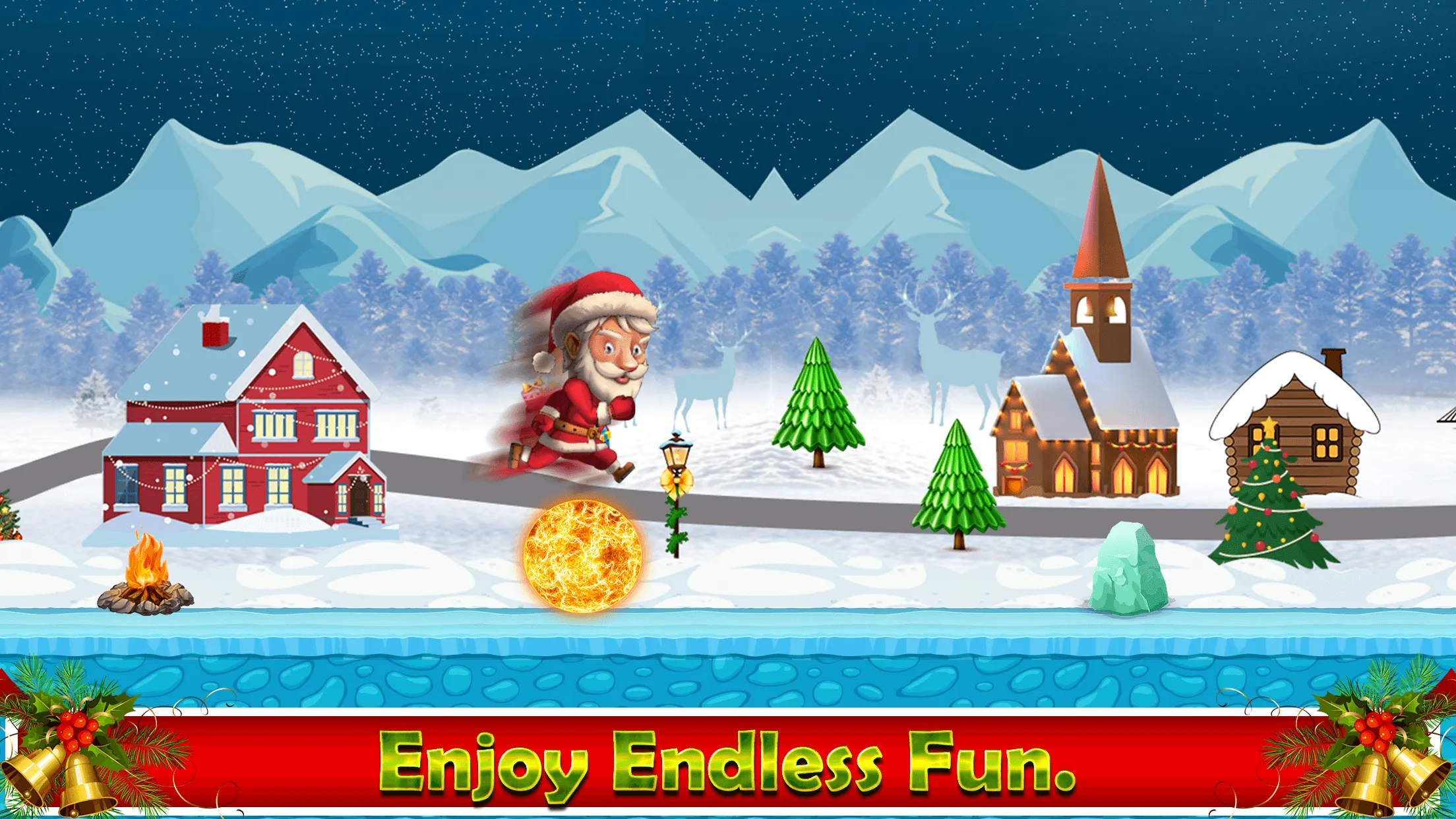 Christmas Game Santa Claus Run | Indus Appstore | Screenshot