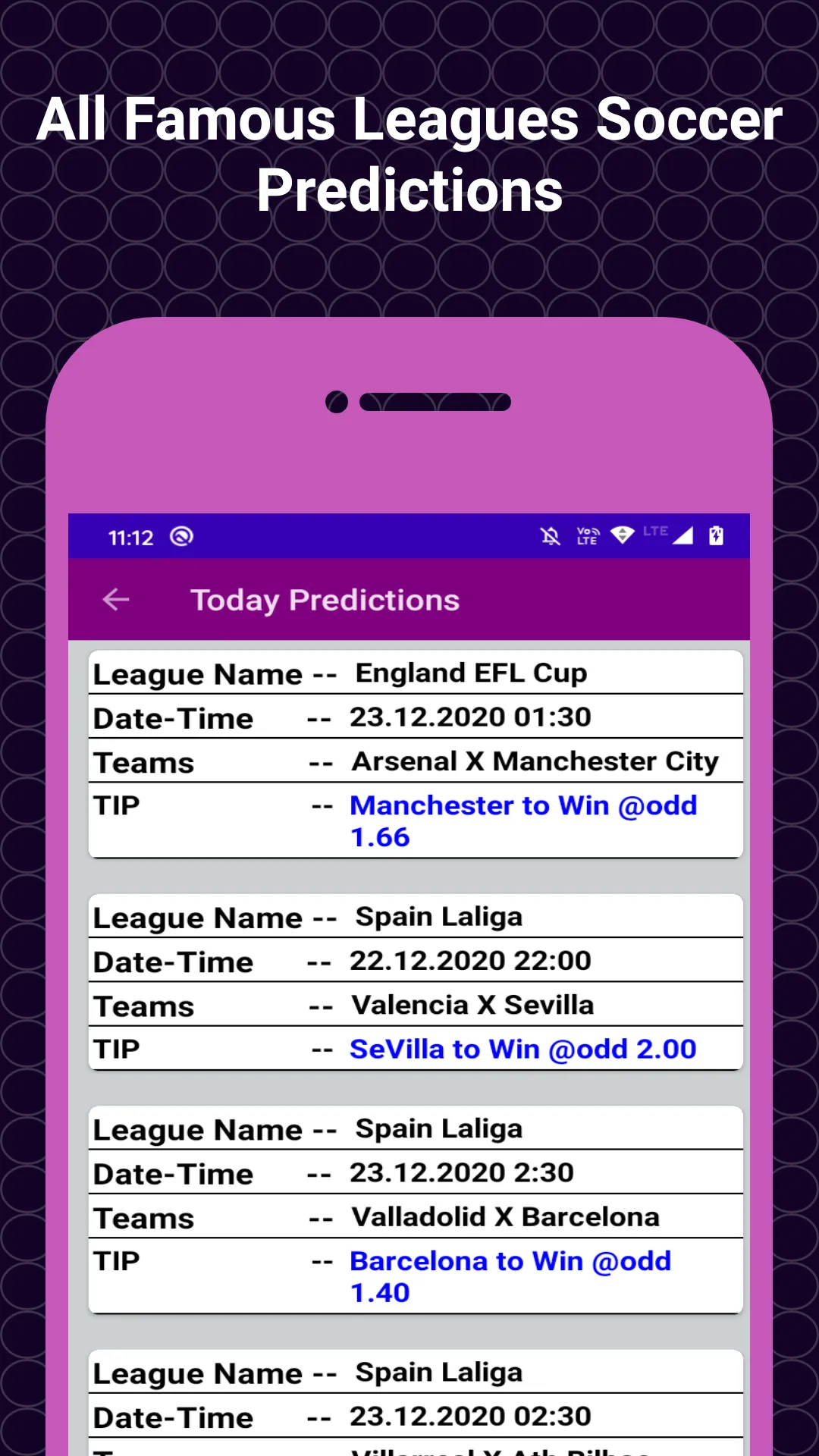 RR Football Predictions | Indus Appstore | Screenshot