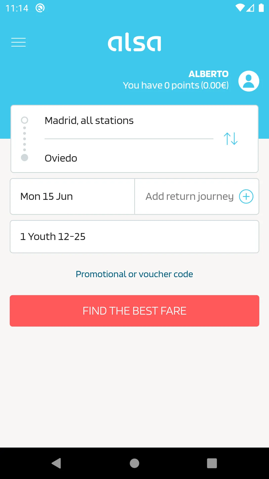 Alsa: Buy coach tickets | Indus Appstore | Screenshot