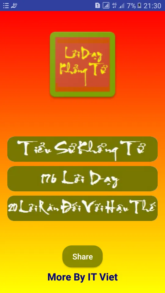 Loi day Khong Tu | Indus Appstore | Screenshot