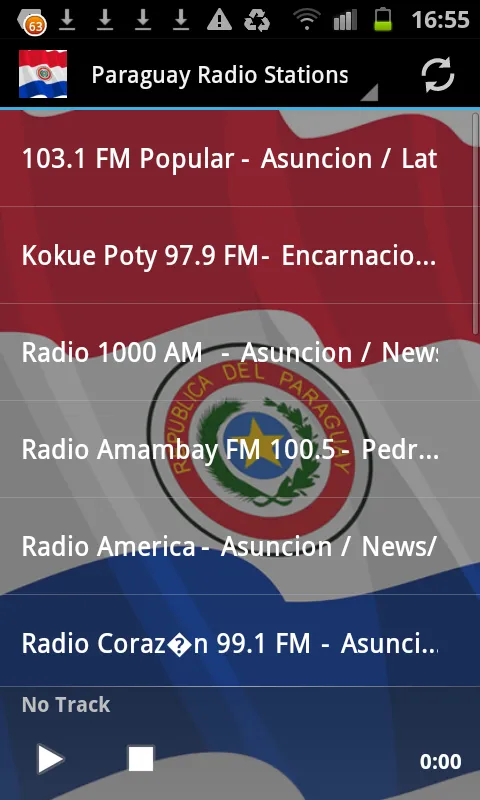 Paraguay Radio Stations | Indus Appstore | Screenshot