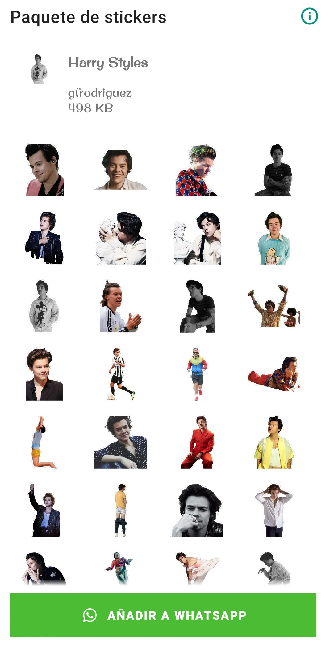 WAStickerApps - Harry Styles S | Indus Appstore | Screenshot