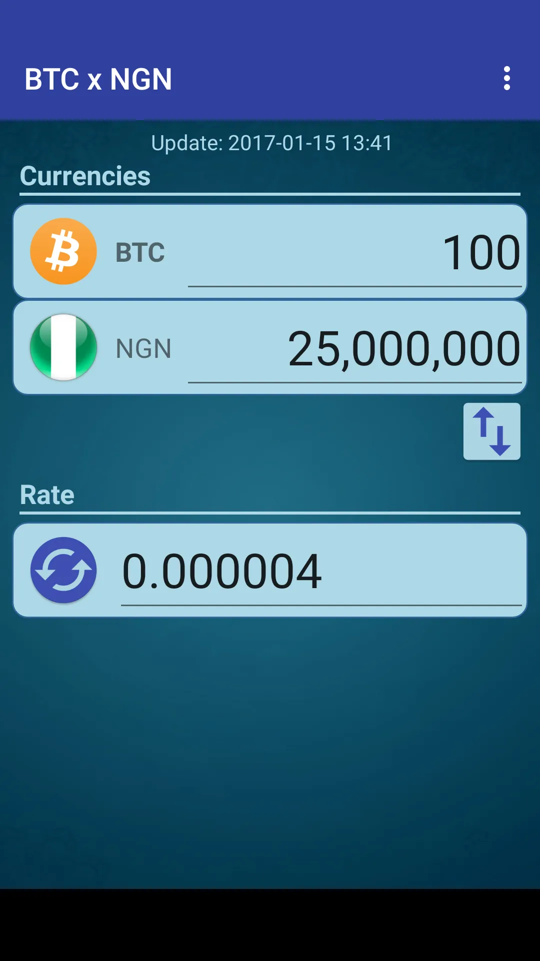 Bitcoin x Nigerian Naira | Indus Appstore | Screenshot