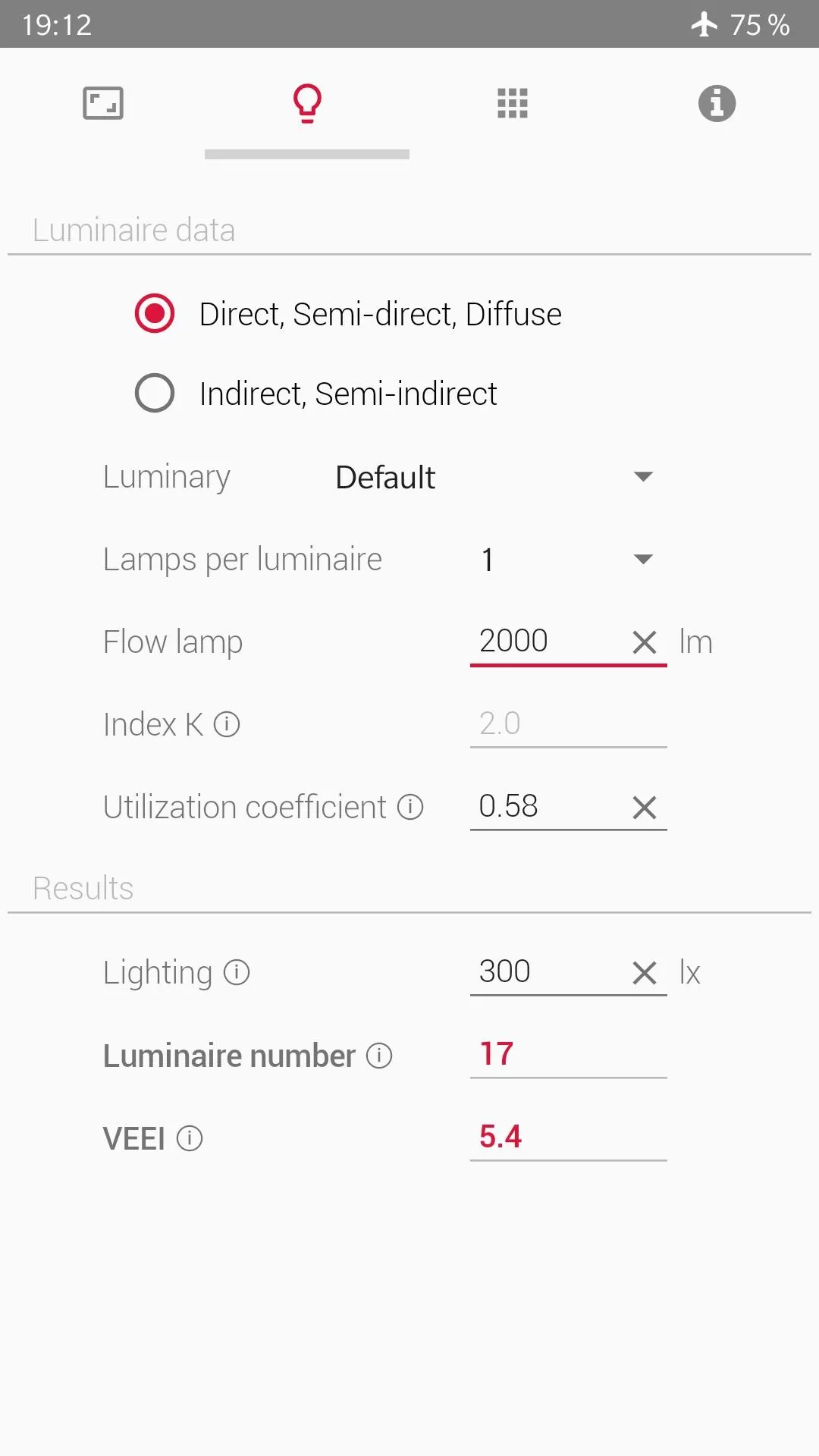 Lighting calculation | Indus Appstore | Screenshot