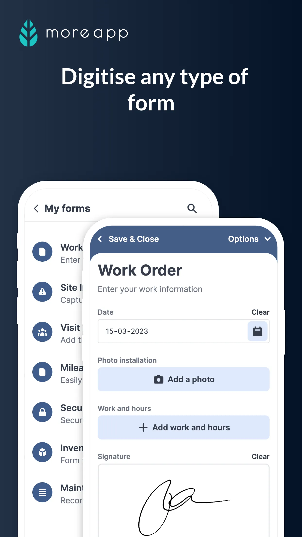 MoreApp Forms | Indus Appstore | Screenshot