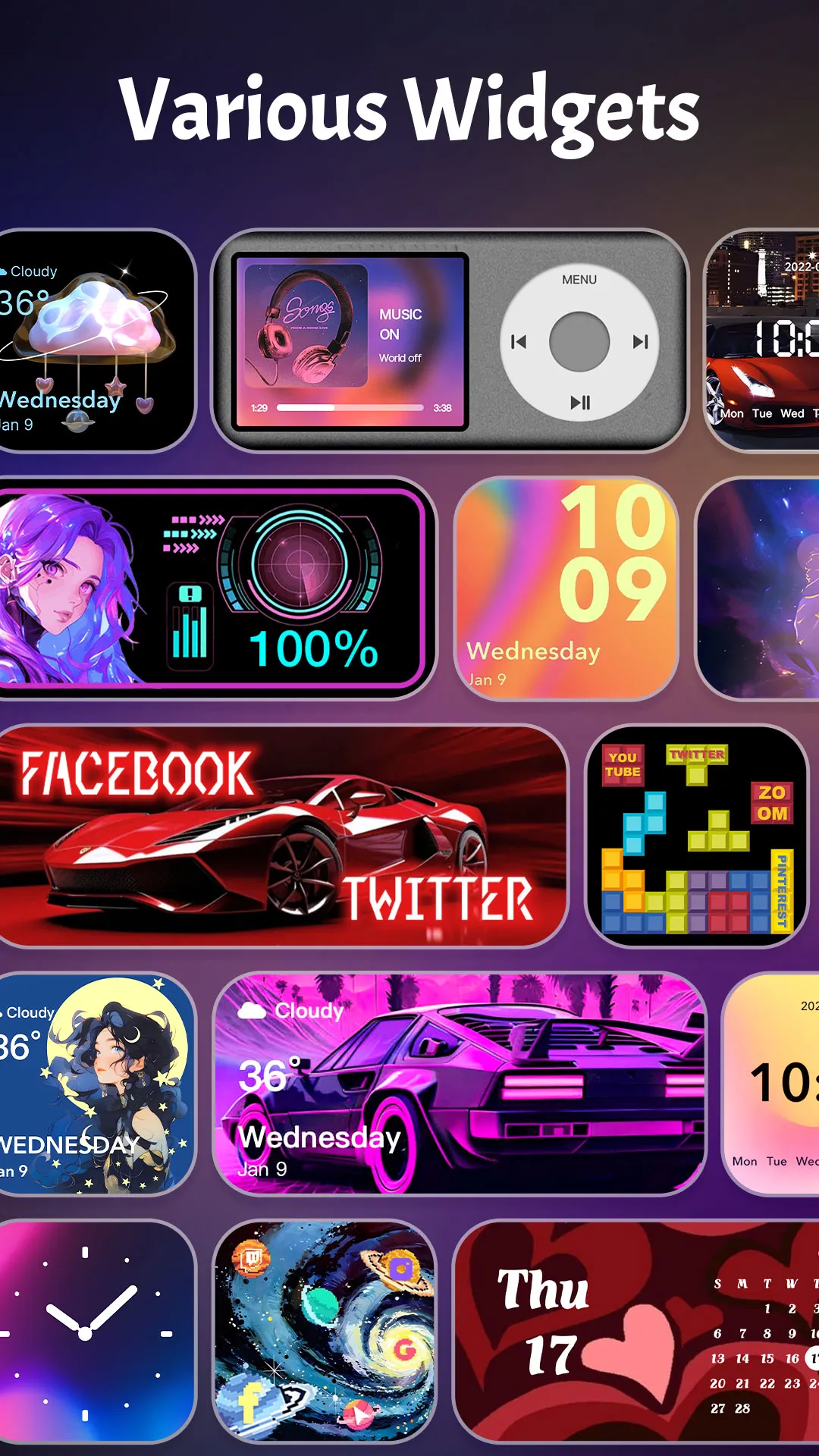 WidgetKit-OS18 Themes & Icons | Indus Appstore | Screenshot