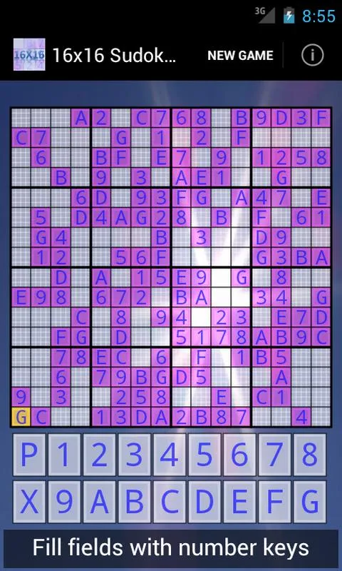 16x16 Sudoku Challenge HD | Indus Appstore | Screenshot