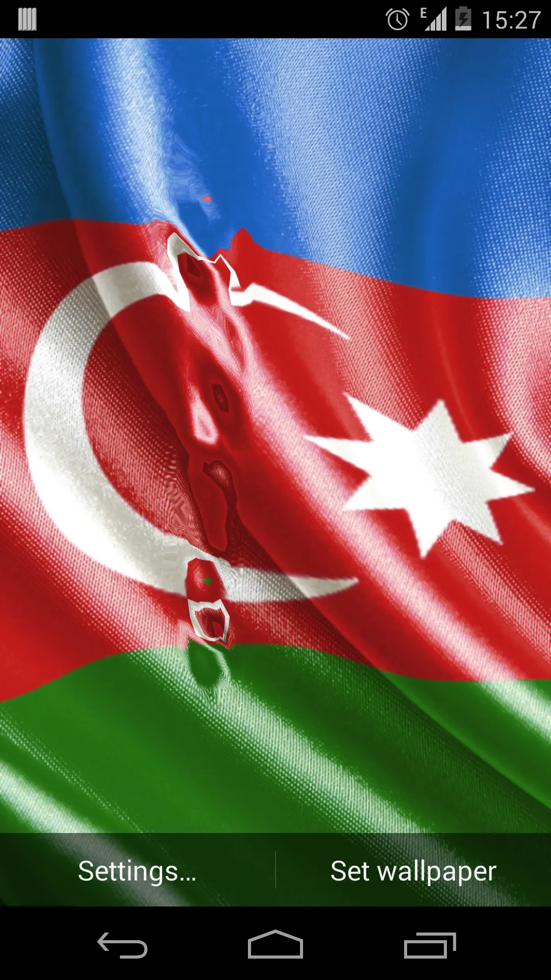 Flag of Azerbaijan Wallpapers | Indus Appstore | Screenshot