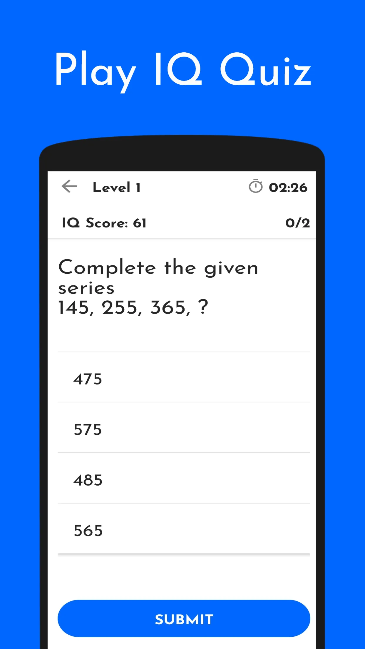 IQLevel: IQ Test, IQ Quiz Game | Indus Appstore | Screenshot