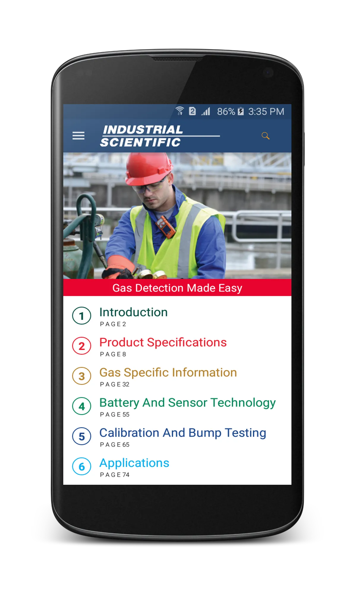 Gas Detection Made Easy | Indus Appstore | Screenshot