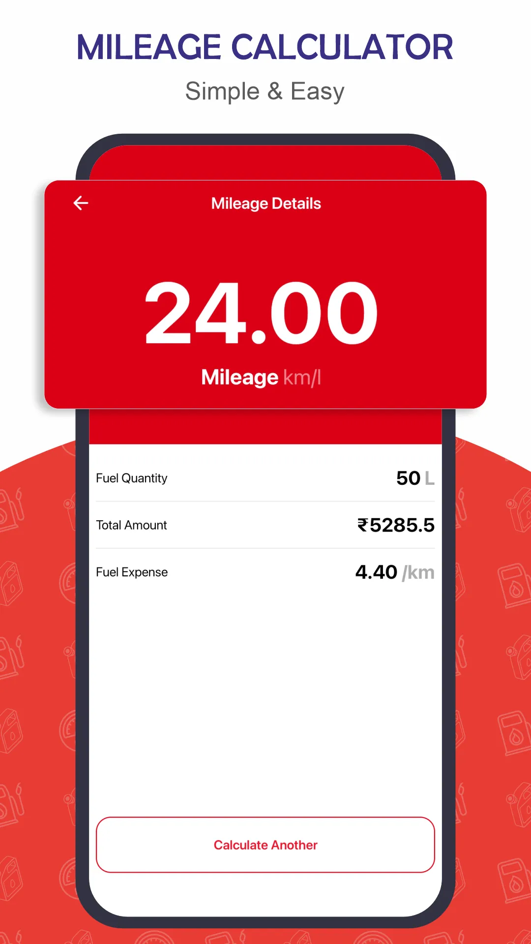 Fuel Mileage Calculator India | Indus Appstore | Screenshot