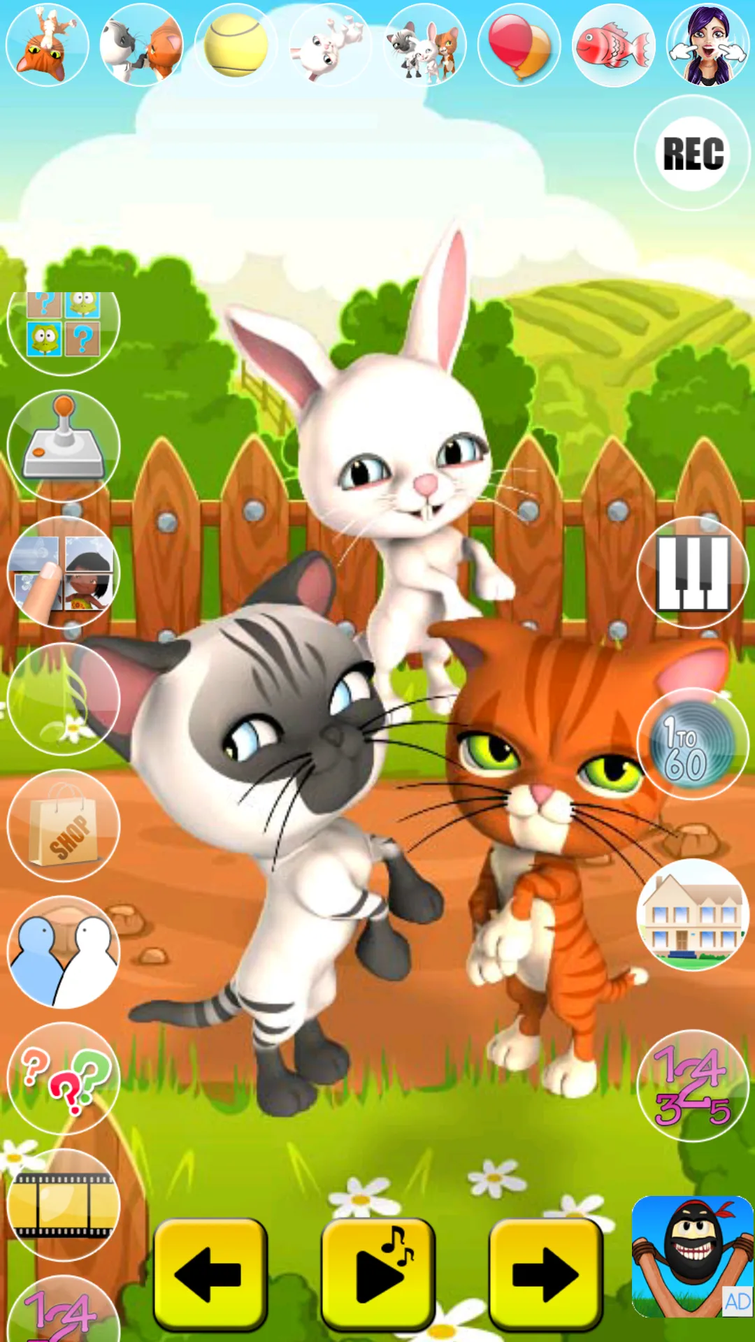 Talking Cat and Bunny | Indus Appstore | Screenshot