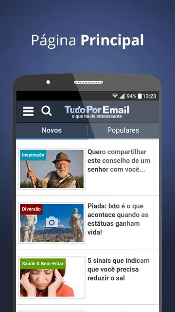 TudoPorEmail | Indus Appstore | Screenshot