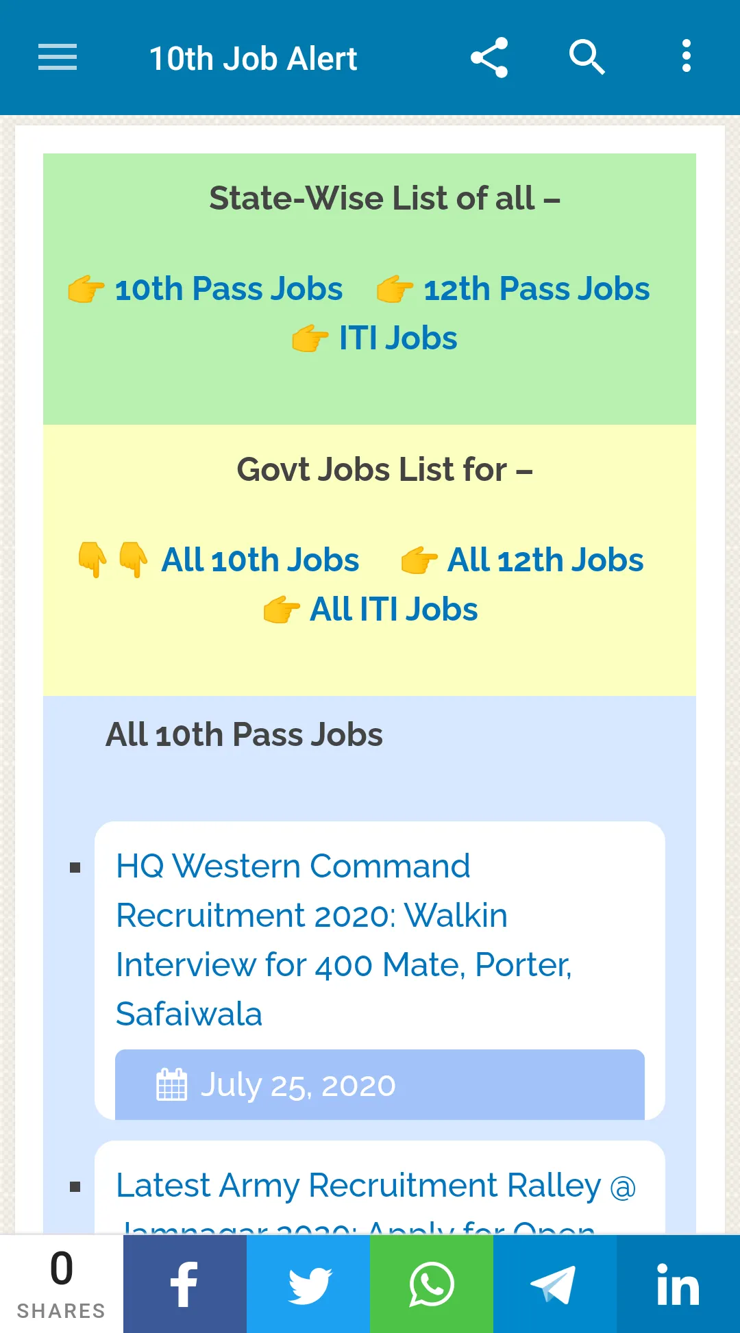 10th Job Alerts (Matric Jobs) | Indus Appstore | Screenshot