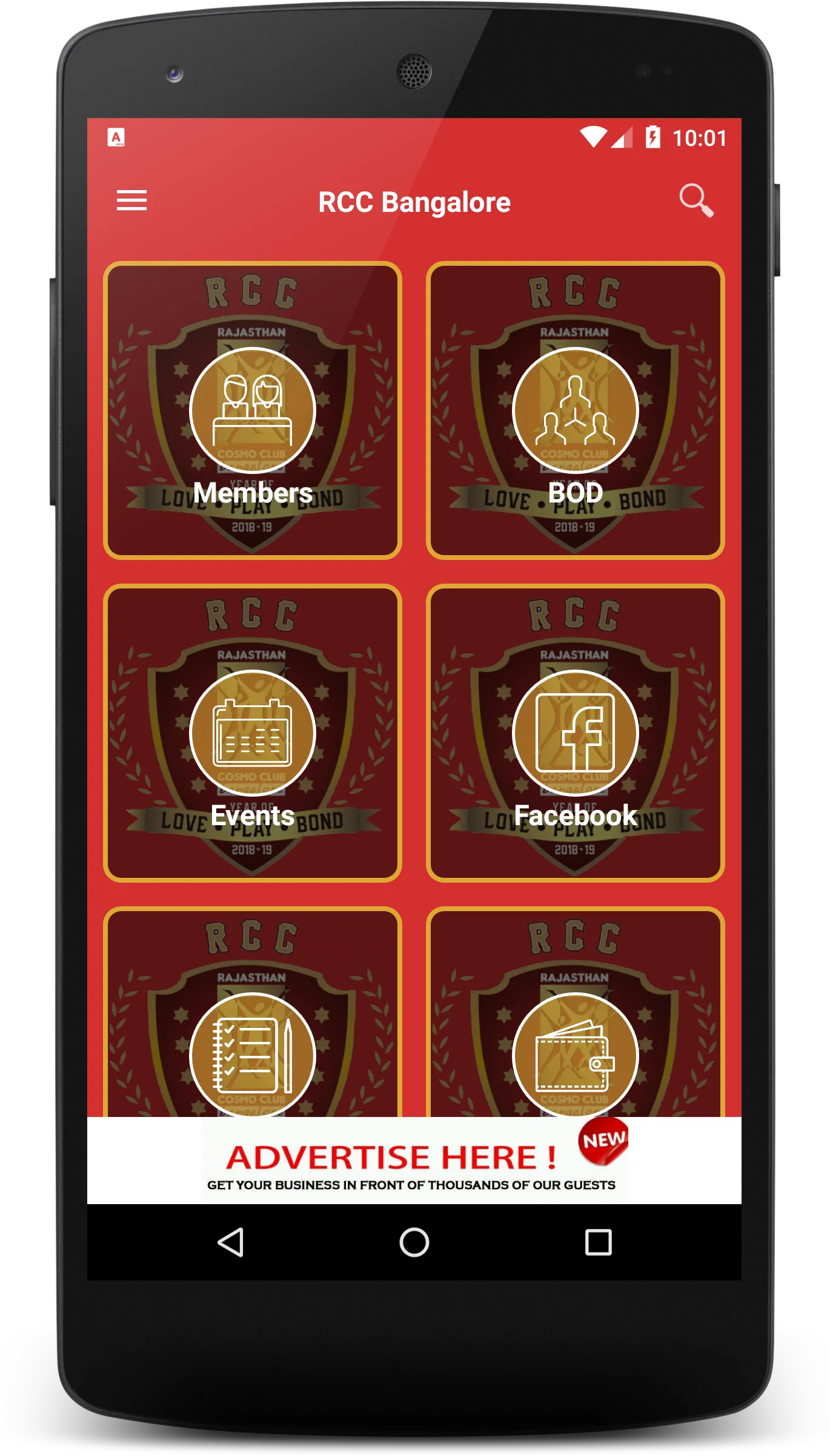 RCC Bangalore | Indus Appstore | Screenshot