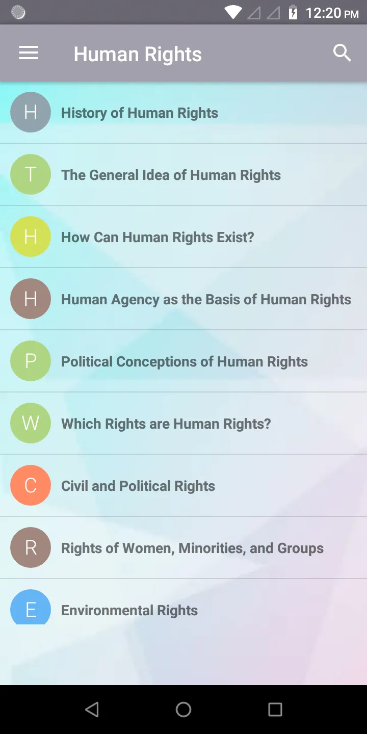 Human Rights | Indus Appstore | Screenshot