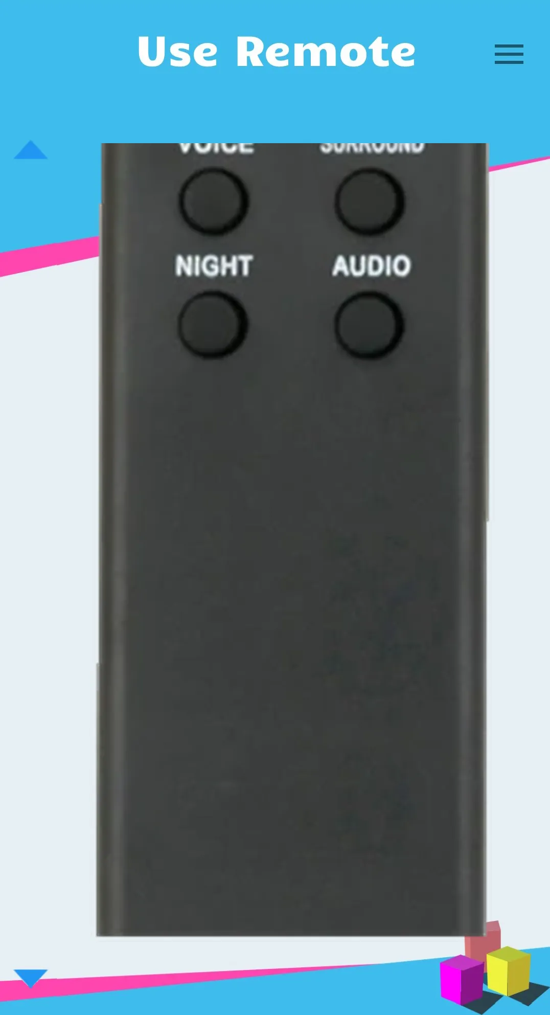 Remote for Sony SoundBar | Indus Appstore | Screenshot