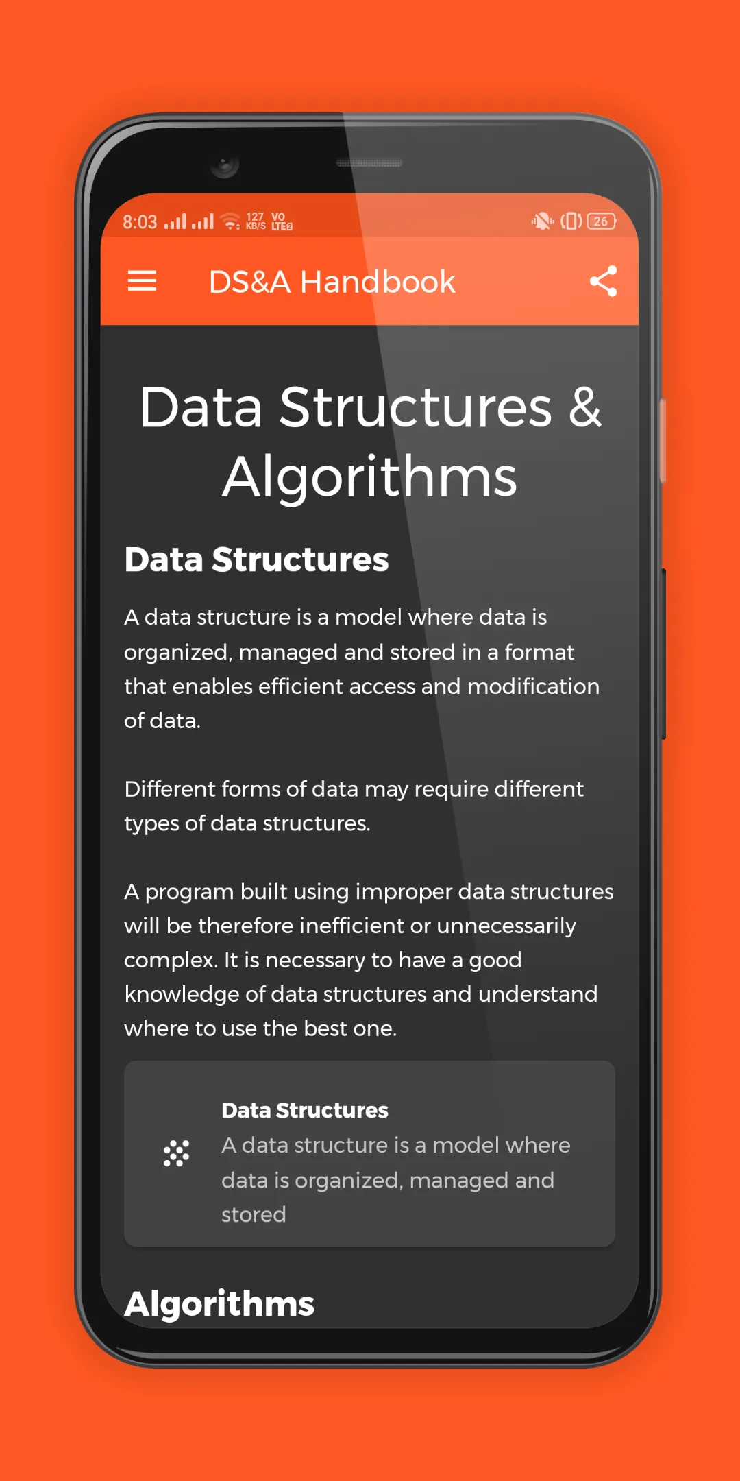 Data Structures & Algorithms | Indus Appstore | Screenshot