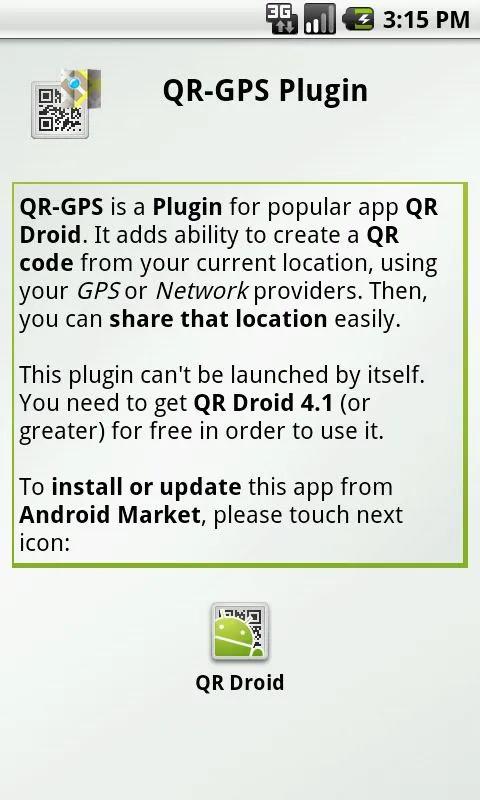 QR-GPS Plugin™ | Indus Appstore | Screenshot