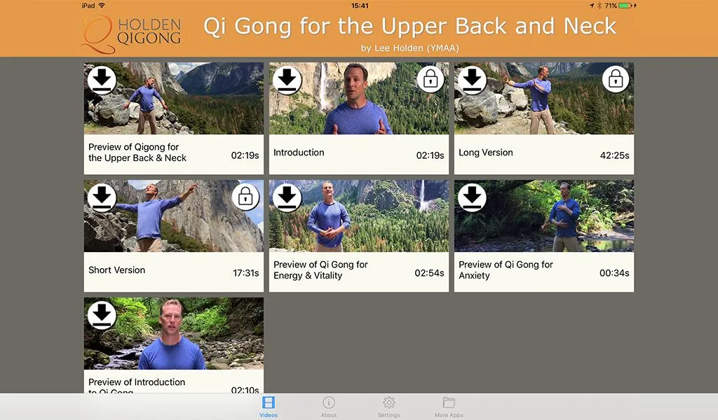 Qi Gong for Upper Back & Neck | Indus Appstore | Screenshot