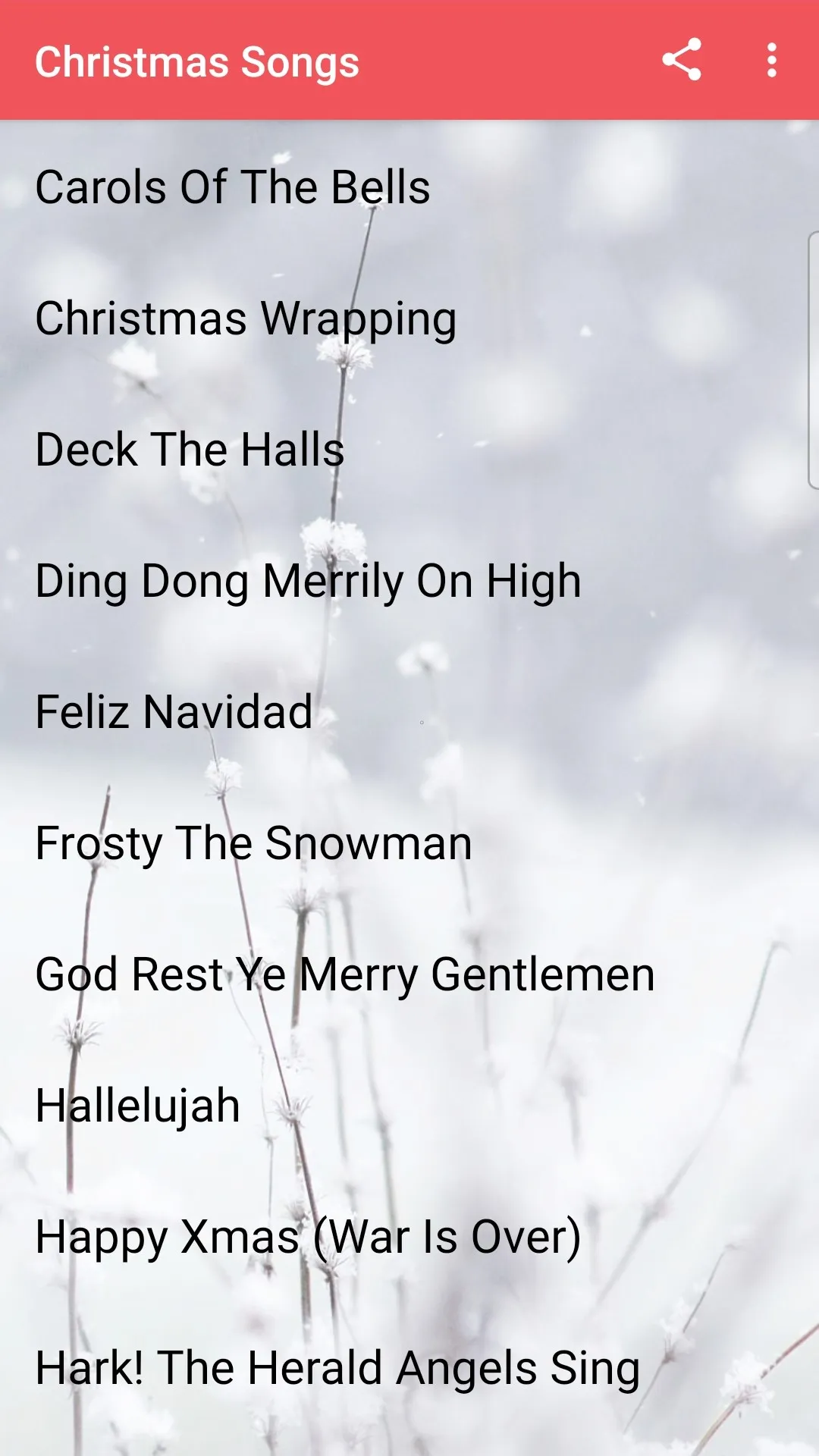 Christmas Songs | Indus Appstore | Screenshot