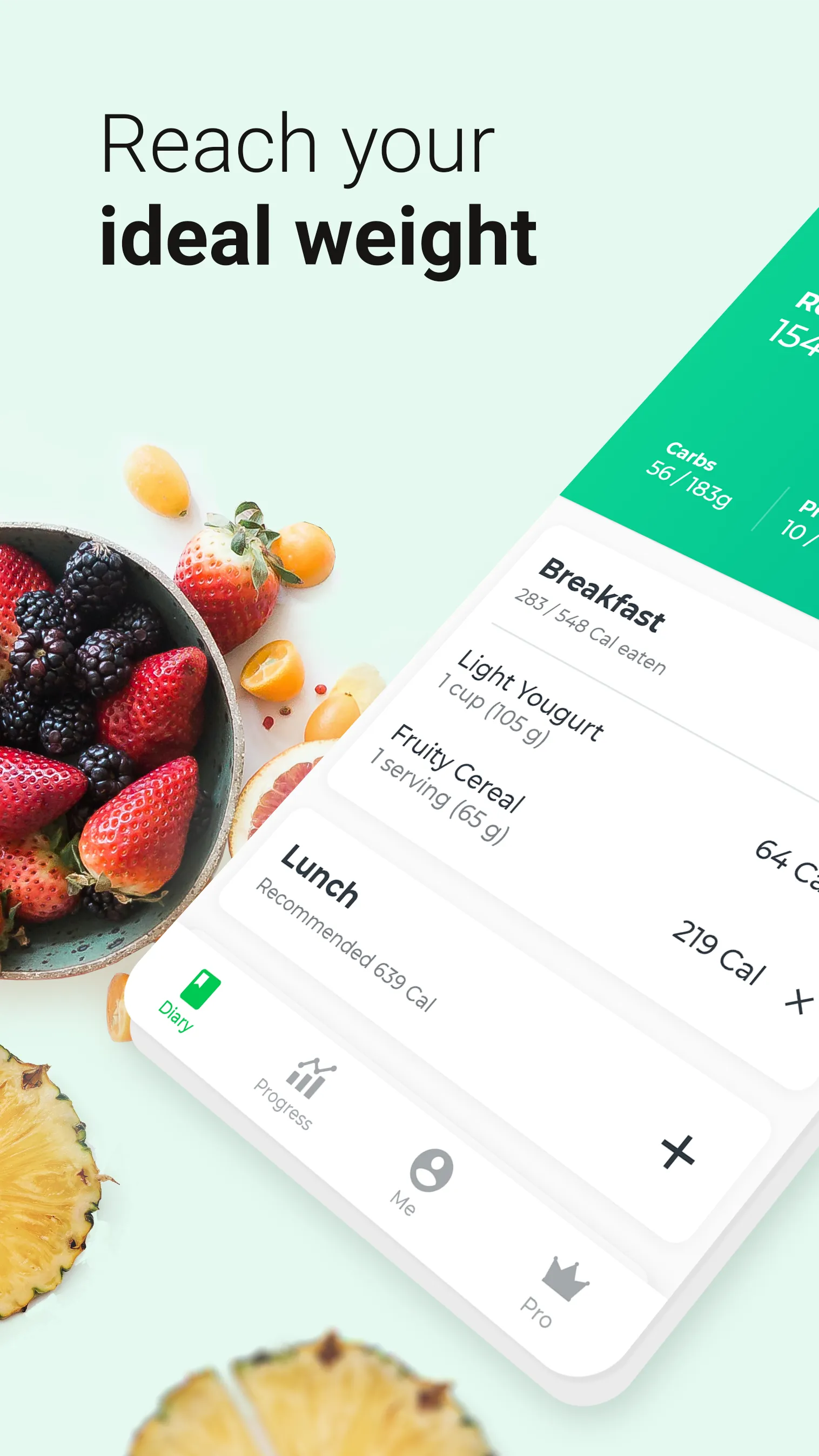 Calorie counter & Food tracker | Indus Appstore | Screenshot