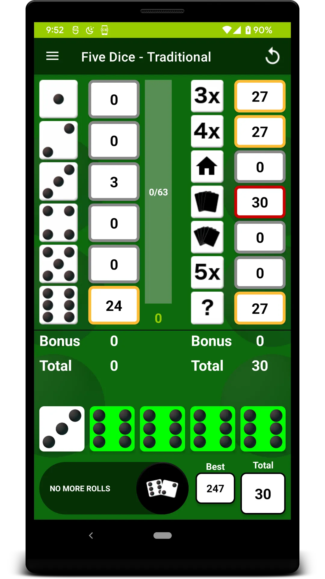 Five Dice | Indus Appstore | Screenshot