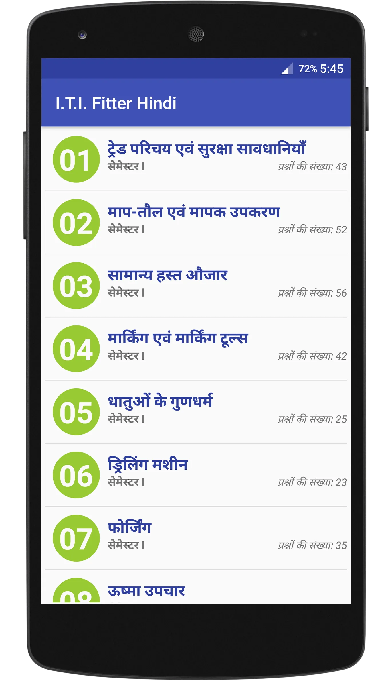 I.T.I. Fitter Hindi | Indus Appstore | Screenshot