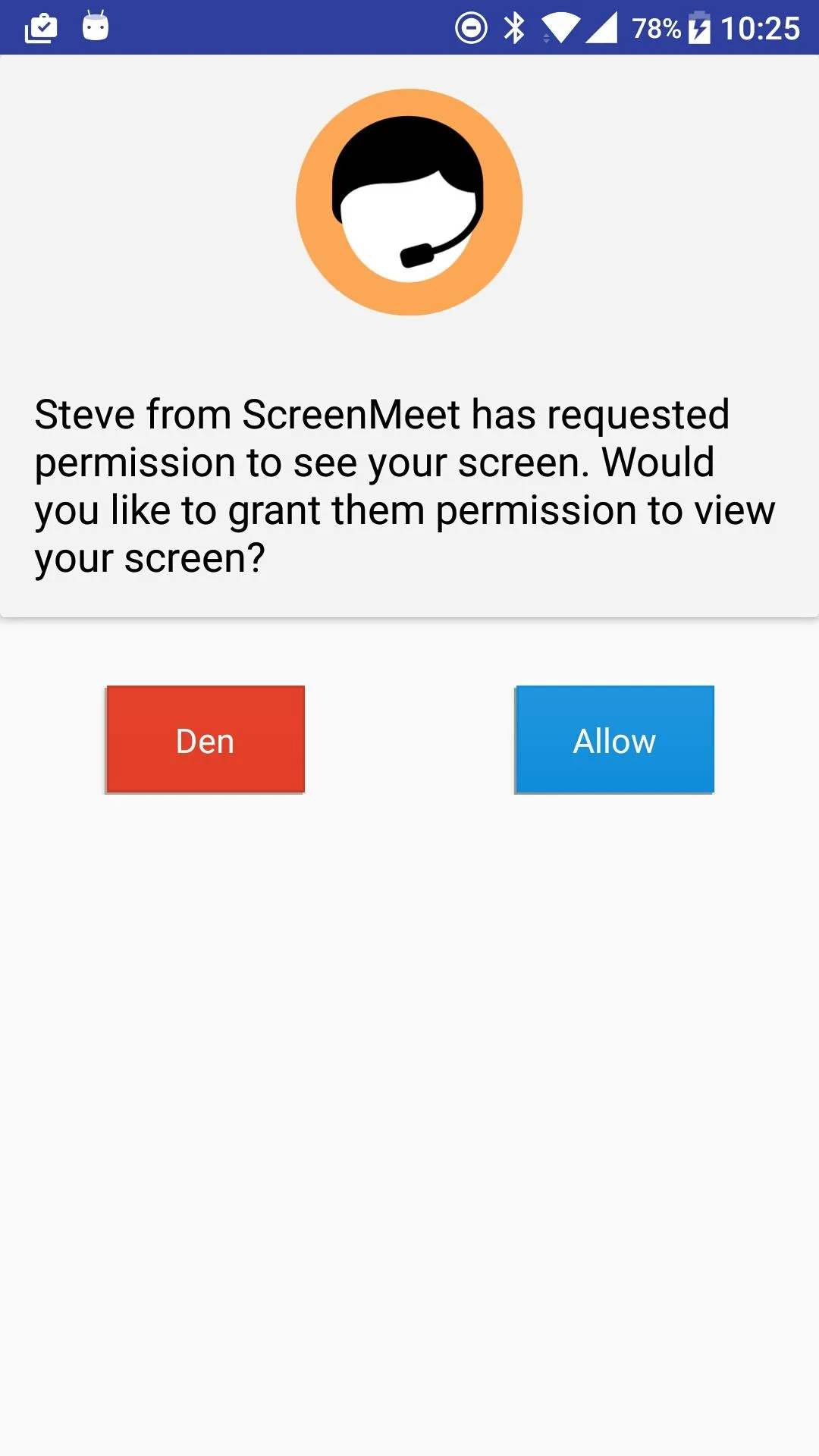 ScreenMeet Support | Indus Appstore | Screenshot