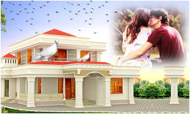 Beautiful Houses Photo Frames | Indus Appstore | Screenshot