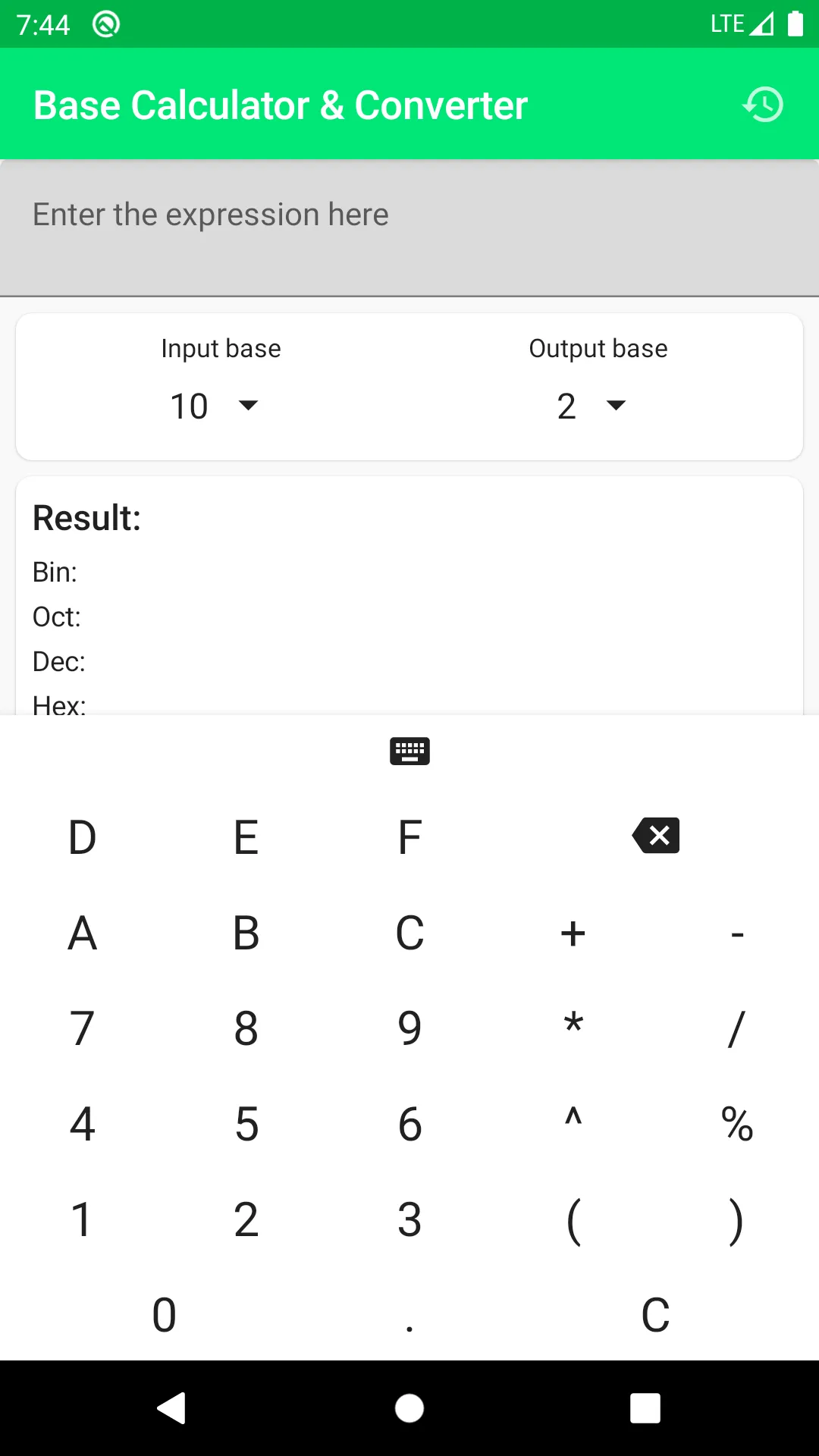 Base Calculator and Converter | Indus Appstore | Screenshot