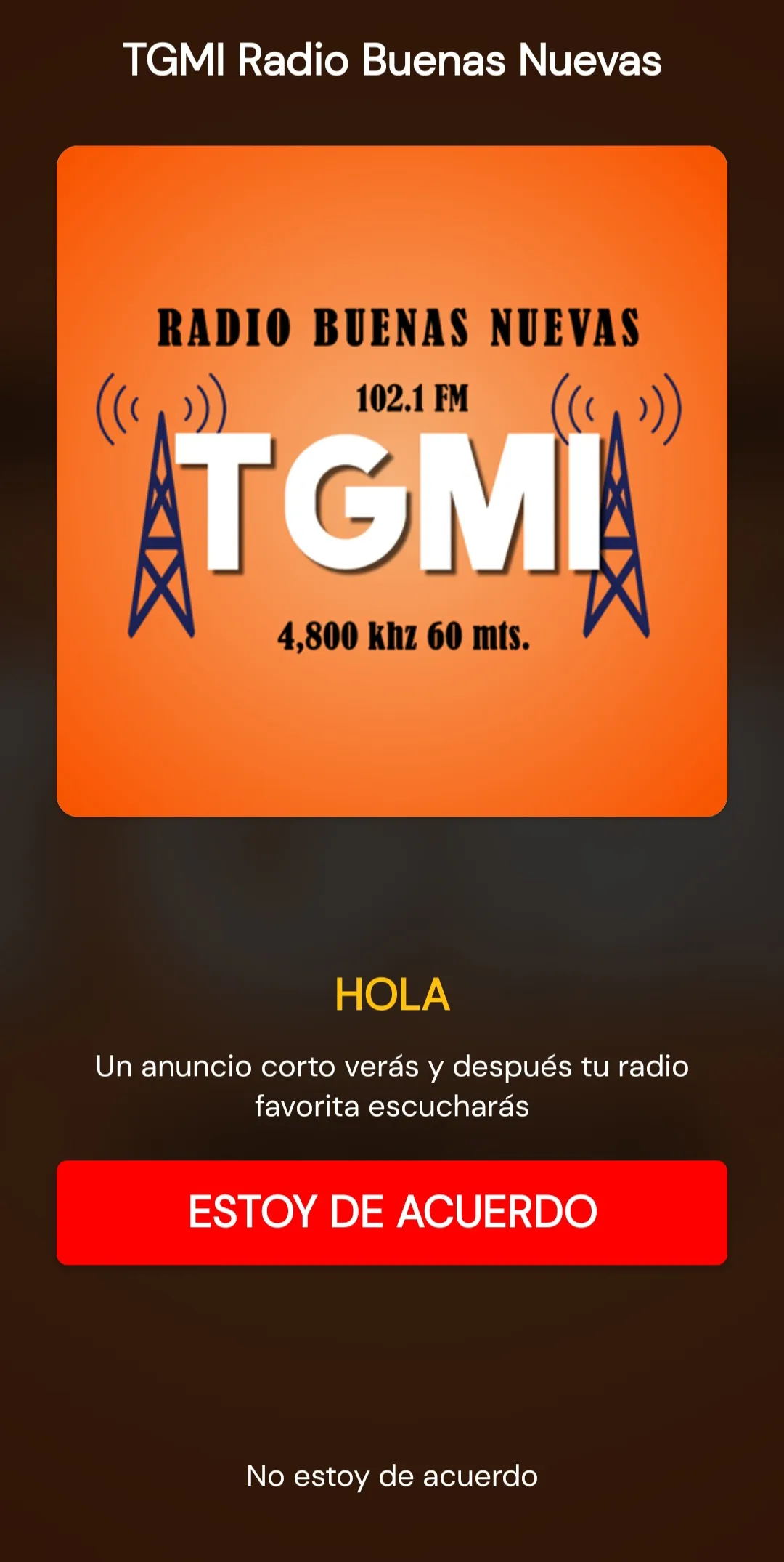 TGMI Radio Buenas Nuevas | Indus Appstore | Screenshot