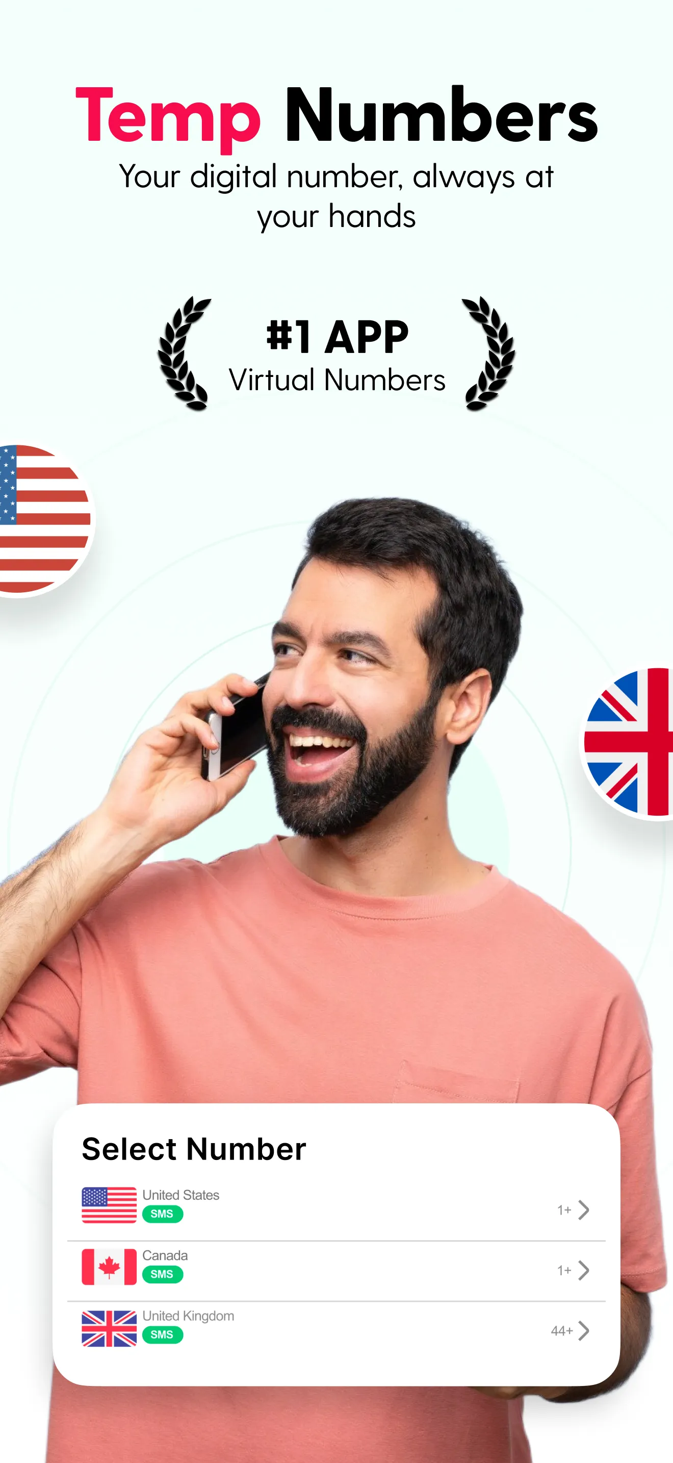 Temp Number - 2nd Phone Number | Indus Appstore | Screenshot