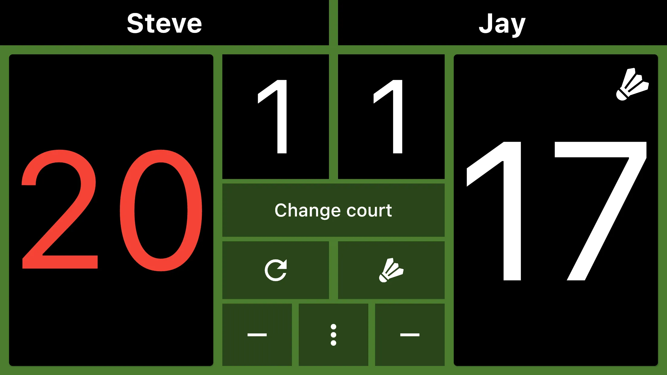 Badminton Scoreboard | Indus Appstore | Screenshot