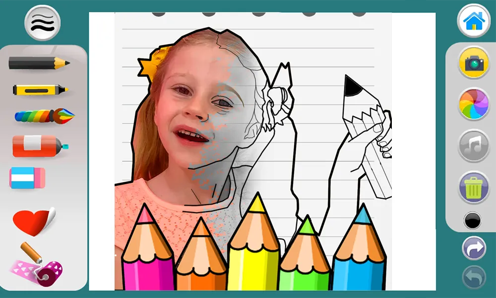 Like Nastya coloring Game | Indus Appstore | Screenshot