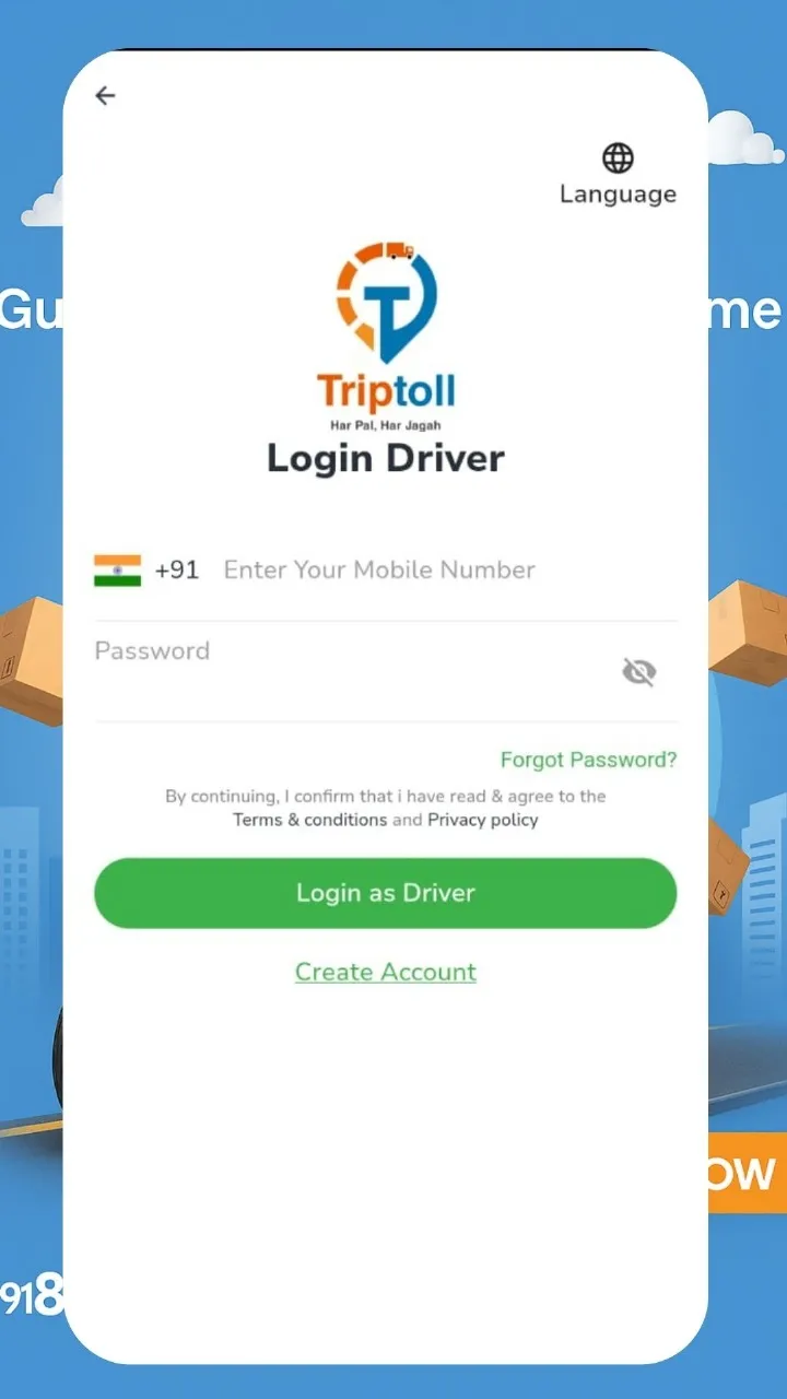 TripToll Driver | Indus Appstore | Screenshot