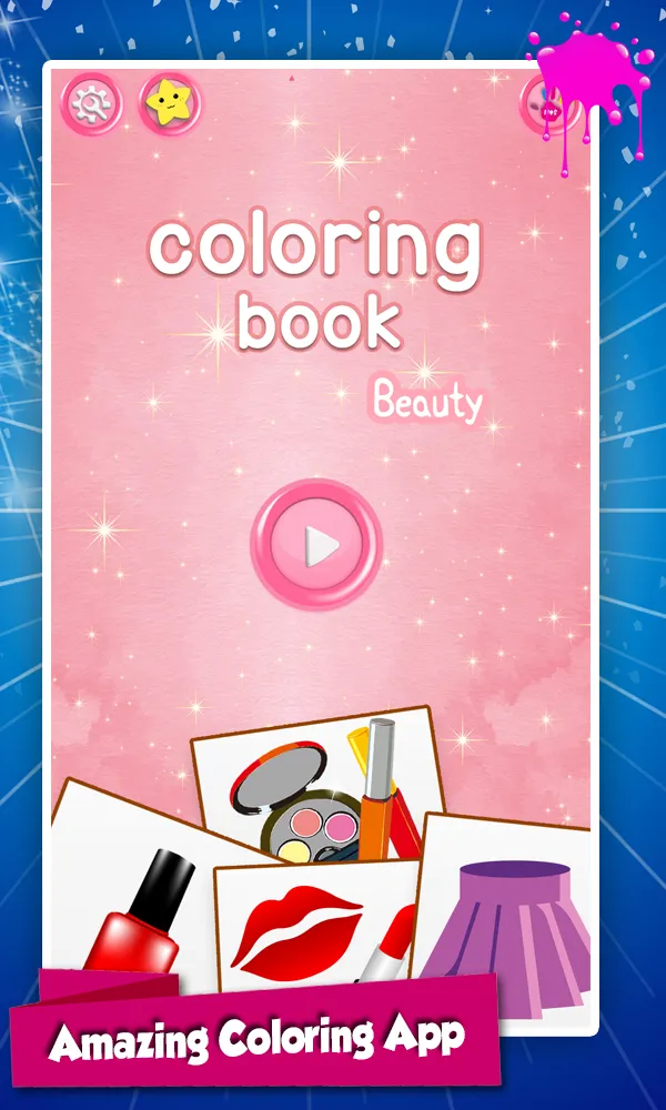 Beauty Coloring Book Glitter | Indus Appstore | Screenshot