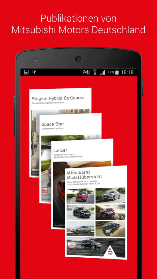 Mitsubishi Motors Prospekte | Indus Appstore | Screenshot