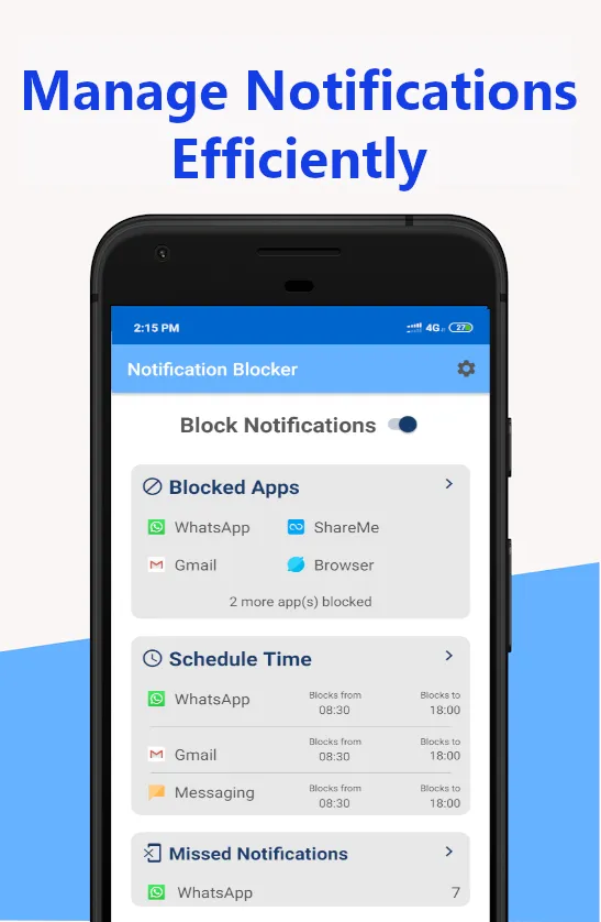 Notification Blocker, Schedule | Indus Appstore | Screenshot