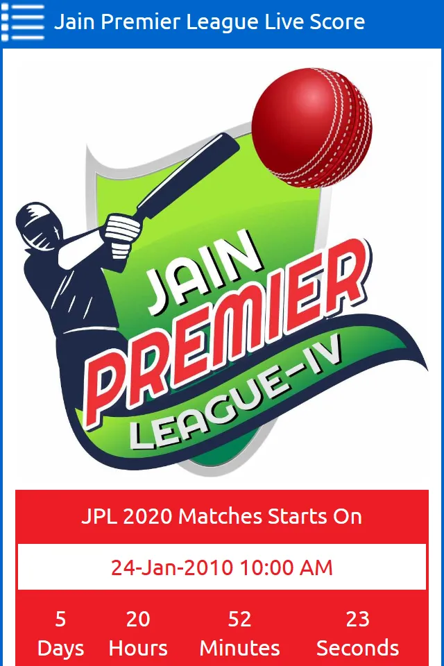 Jain Premier League, Sangli | Indus Appstore | Screenshot