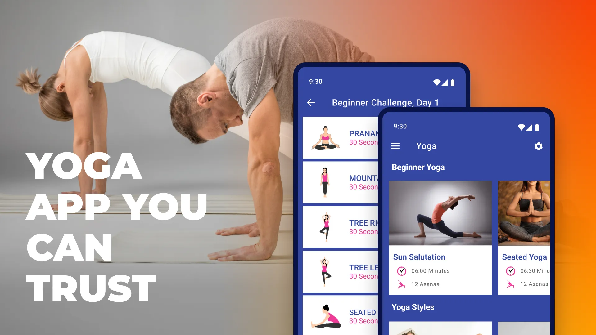 Daily Yoga Workout+Meditation | Indus Appstore | Screenshot