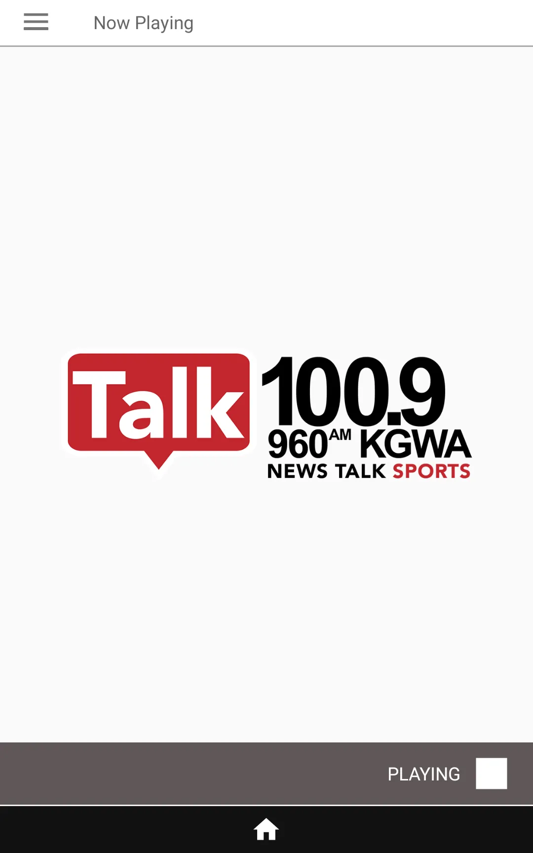 Talk 100.9 KGWA | Indus Appstore | Screenshot