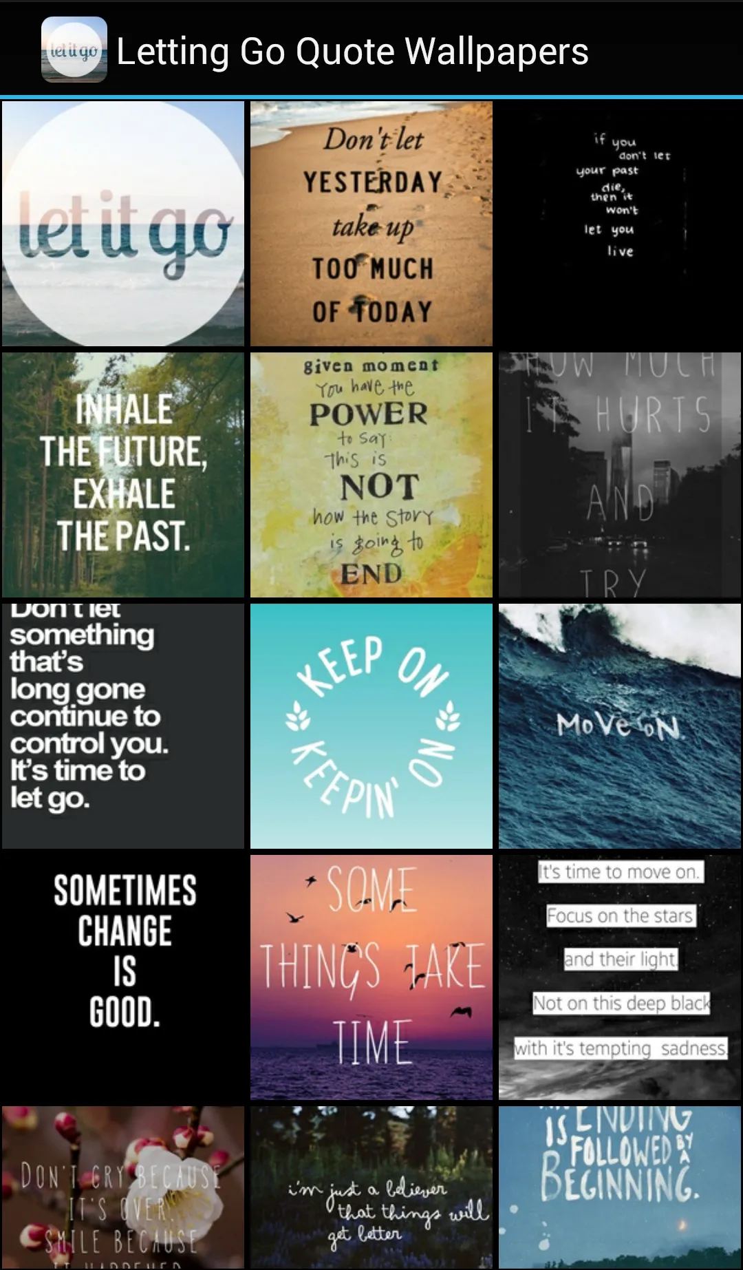 Letting Go Quote Wallpapers | Indus Appstore | Screenshot